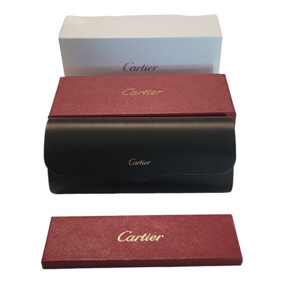 Cartier Pilot Aviator Unisex Polarized Sunglasses CT0192S 001 Grey | NIB - Picture 3 of 12